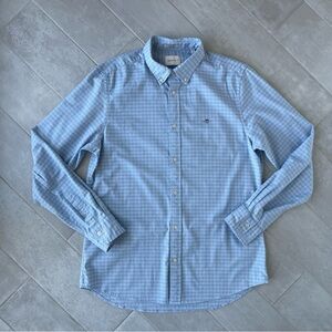 Gant Light Blue Plaid Button-Down Shirt